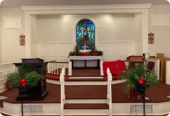 Picture of All Saints' Anglican Church Altar