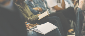 Picture of people taking notes